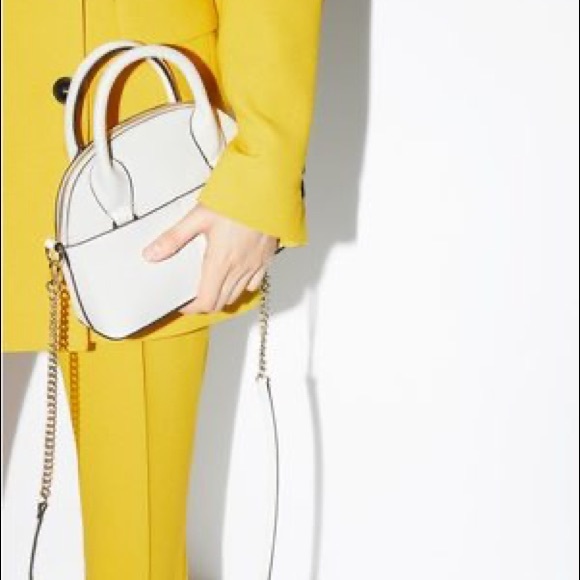 zara animal print mini bowling bolsa